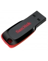 Sandisk Flashdrive Cruzer Blade 128GB USB 2.0 czarno-czerwony - nr 10