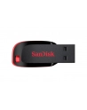 Sandisk Flashdrive Cruzer Blade 128GB USB 2.0 czarno-czerwony - nr 36