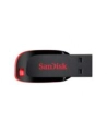Sandisk Flashdrive Cruzer Blade 128GB USB 2.0 czarno-czerwony - nr 44