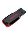 Sandisk Flashdrive Cruzer Blade 128GB USB 2.0 czarno-czerwony - nr 53