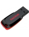 Sandisk Flashdrive Cruzer Blade 128GB USB 2.0 czarno-czerwony - nr 64