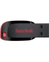 Sandisk Flashdrive Cruzer Blade 128GB USB 2.0 czarno-czerwony - nr 78