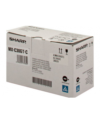 Toner Sharp do MX-C250FE/C300WE | 6 000 str. | cyan