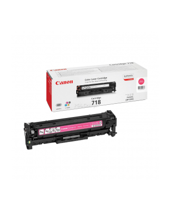 Toner Canon CRG718M do LBP-7200/7210/7660 | korporacyjny | 2 900 str. | magenta