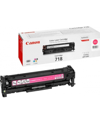 Toner Canon CRG718M do LBP-7200/7210/7660 | korporacyjny | 2 900 str. | magenta