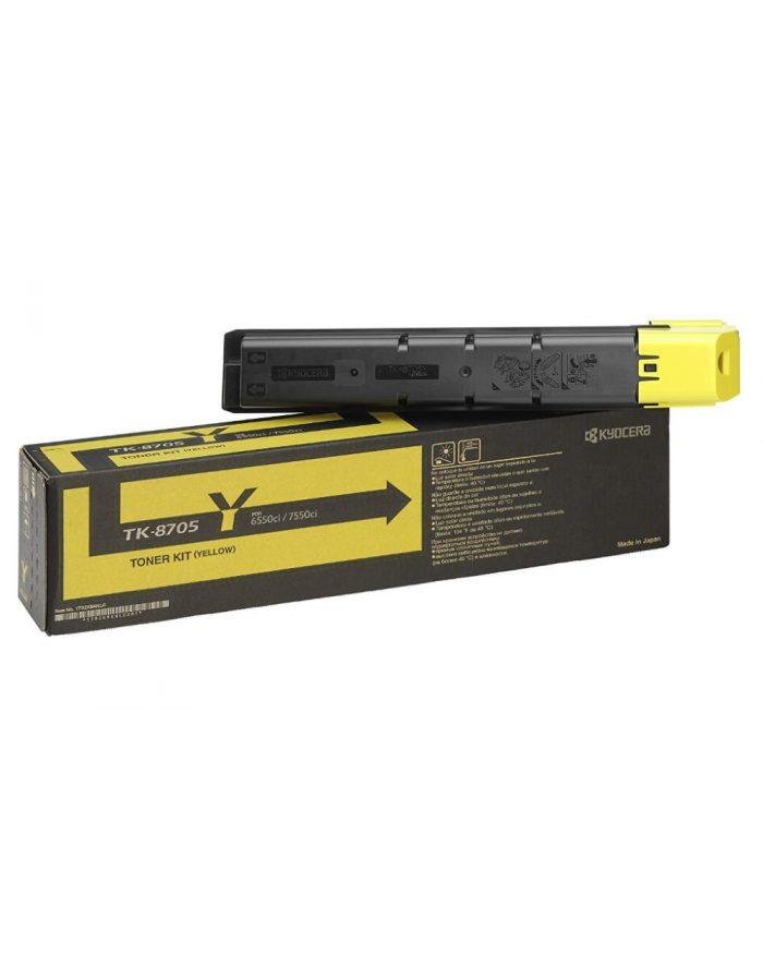 Toner Kyocera TK-8705Y do TASKalfa6550/7550 | 30 000 str. | yellow główny