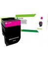 Kaseta z tonerem Lexmark 802SME do CX-310/410 | korporacyjny| 2 000 str.|magenta - nr 21