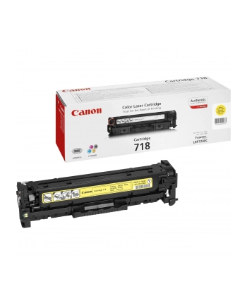 Toner Canon CRG718Y do LBP-7200/7210/7660 | korporacyjny | 2 900 str. | yellow nr 1