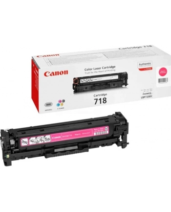 Toner Canon CRG718M do LBP-7200/7210/7660 | korporacyjny | 2 900 str. | magenta nr 2