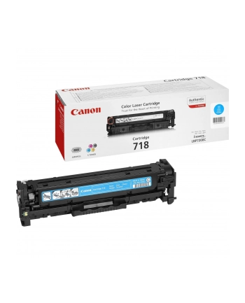 Toner Canon CRG718C do LBP-7200/7210/7660 | korporacyjny | 2 900 str. | cyan nr 2
