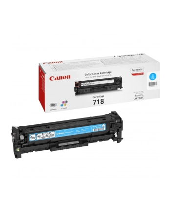 Toner Canon CRG718C do LBP-7200/7210/7660 | korporacyjny | 2 900 str. | cyan nr 1