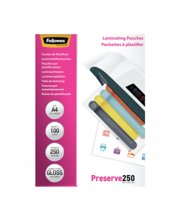 Fellowes folie do laminowania | A4 | 250 mic | 216x303mm | 100szt. nr 2