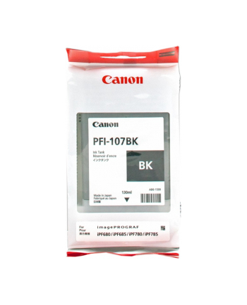 Tusz Canon PFI-107BK do Pixma MG-5750/6850/7750 | 130ml | black