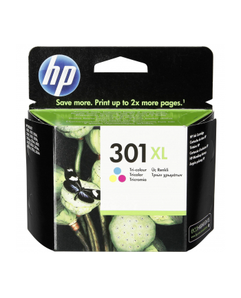 Hewlett-Packard Tusz HP 301XL do Deskjet 1000/1050/1510/2000/2050/3000/3050 | 330 str. | CMY nr 1