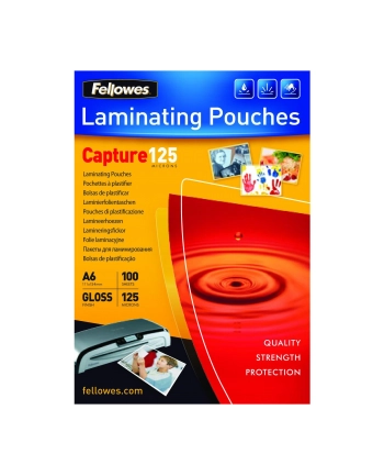 Fellowes folie do laminowania | A6 | 125 mic | 111x154mm | 100szt. nr 2
