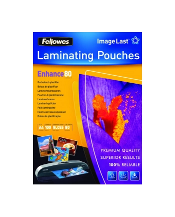 Fellowes folie do laminowania błyszczące | A4 | 80 mic | 100 szt.