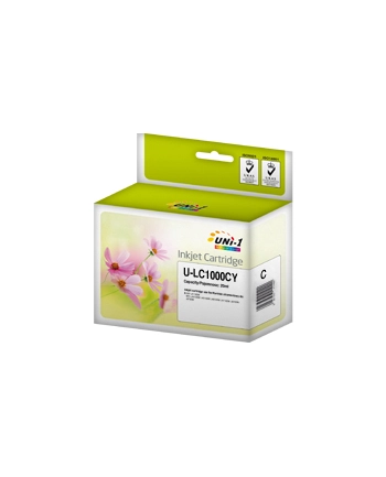 UNi-1 tusz do Brother LC1000/LC970 (20 ml) cyan new nr 1