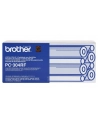 Folia termotransferowa Brother do faxu PC-304RF | 4 x 235 str. | black - nr 19
