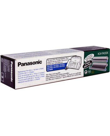 Folia Panasonic do faksów KX-FC175/195 | 2 x 140 str. | black