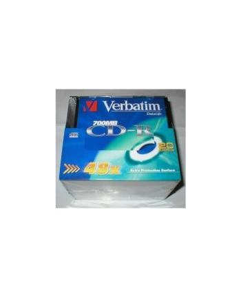 Verbatim CD-R | 700MB | x52 | slim 200szt | DataLife nr 1