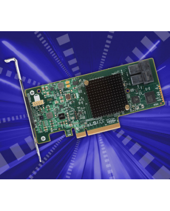 Broadcom MegaRAID 9341-8i 12GB/SAS/Sgl/PCIe - LSI00407