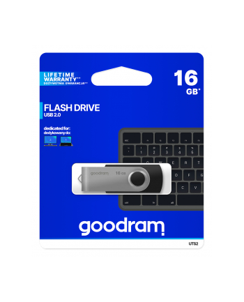 Goodram Flashdrive Twister 16GB USB 2.0 czarny