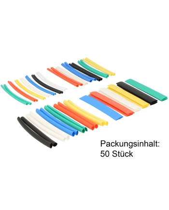 Rurka termokurczliwa 50SZT multikolor Delock