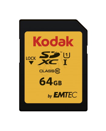 Kodak memory card 64GB SDXC Class 10 UHS-I U3 95/90MB/s