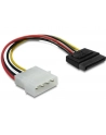 Kabel SATA zasilający (M) -> Molex (M) 6cm Delock - nr 1
