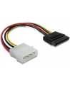 Kabel SATA zasilający (M) -> Molex (M) 6cm Delock - nr 9