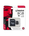 Kingston karta 8GB microSDHC UHS-I Class 10 Industrial Temp Card + SD Adapter - nr 30