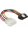Kabel SATA zasilający (M) -> Molex (M) 15cm Delock - nr 13