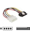 Kabel SATA zasilający (M) -> Molex (M) 15cm Delock - nr 15