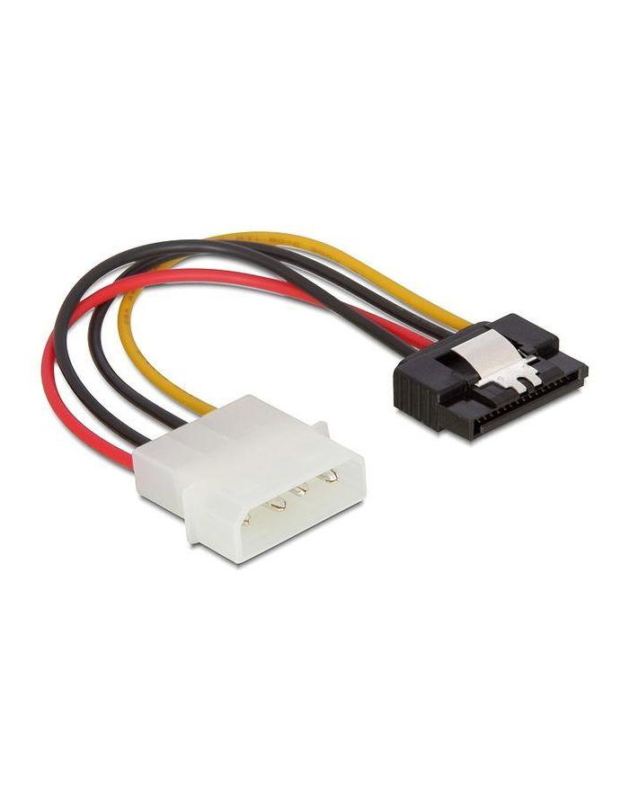 Kabel SATA zasilający (M) -> Molex (M) 15cm Delock główny