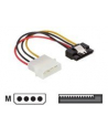 Kabel SATA zasilający (M) -> Molex (M) 15cm Delock - nr 7