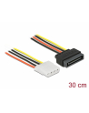 Kabel SATA zasilający (M) -> Molex (F) 30cm Delock - nr 8