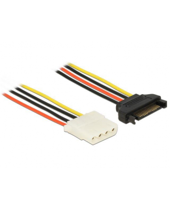 Kabel SATA zasilający (M) -> Molex (F) 100cm Delock