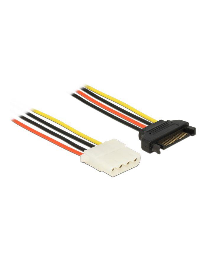 Kabel SATA zasilający (M) -> Molex (F) 100cm Delock główny