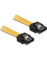 Kabel SATA DATA 0.1m z zatrzaskami metalowymi (krótkie wtyczki) Delock - nr 5