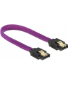 Kabel SATA DATA III 0.2m z metalowymi zatrzaskami Premium Delock - nr 10