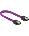 Kabel SATA DATA III 0.2m z metalowymi zatrzaskami Premium Delock - nr 7