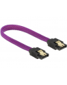 Kabel SATA DATA III 0.2m z metalowymi zatrzaskami Premium Delock - nr 8