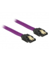Kabel SATA DATA III 0.3m z metalowymi zatrzaskami Premium Delock - nr 3
