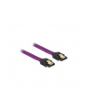 Kabel SATA DATA III 0.3m z metalowymi zatrzaskami Premium Delock - nr 6