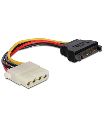 KABEL SATA ZASILAJĄCY(M)->MOLEX(F) 15CM GEMBIRD