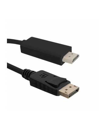 Kabel DisplayPort v1.2 Qoltec męski / HDMI męski | 4Kx2K | 1m