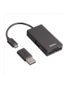 Hub USB 2.0 Hama 1:4 OTG + czytnik kart - nr 29