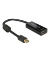 Delock Adapter mini Displayport 1.2 (M) > HDMI (F) 4K pasywne czarny - nr 10