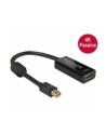 Delock Adapter mini Displayport 1.2 (M) > HDMI (F) 4K pasywne czarny - nr 13