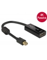 Delock Adapter mini Displayport 1.2 (M) > HDMI (F) 4K pasywne czarny - nr 14